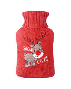 Buy Cute Christmas warmer with a deer, red 1l | Online Pharmacy | https://pharm-pills.com