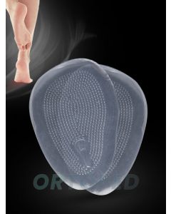 Buy Massage silicone half insoles under the foot on an adhesive base. Silicone. Transparent | Online Pharmacy | https://pharm-pills.com