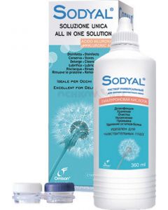 Buy Universal solution 120 ml for SODYAL contact lenses with container (Italy) | Online Pharmacy | https://pharm-pills.com