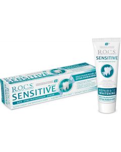 Buy ROCS Toothpaste 'SENSITIVE Recovery and Whitening', 94 gr | Online Pharmacy | https://pharm-pills.com