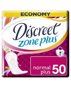 Buy Women's Panty Liners DISCREET Normal Plus, 50 pcs. | Online Pharmacy | https://pharm-pills.com