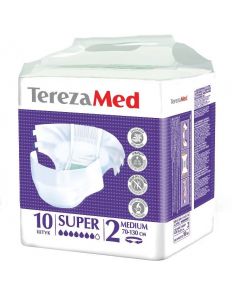 Buy Diapers for adults TerezaMed Super Medium No. 2, 10 pcs | Online Pharmacy | https://pharm-pills.com