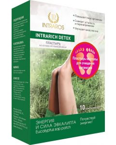 Buy Intrarich Detox Patch Energy and strength of eucalyptus, 10 pcs | Online Pharmacy | https://pharm-pills.com