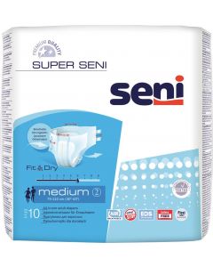 Buy Seni Diapers for adults 'Super Seni', size 2 (75- 110 cm), 10 pcs | Online Pharmacy | https://pharm-pills.com