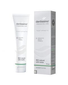 Buy Toothpaste-gel Dentissimo Bio-natural natural with herbs | Online Pharmacy | https://pharm-pills.com