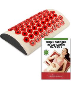 Buy Tibetan applicator Kuznetsov's Laboratory lumbar roller on a soft backing, less sharp needles, red | Online Pharmacy | https://pharm-pills.com