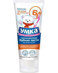 Buy Umka Orange-flavored children's toothpaste, from 6 years old, 100 g | Online Pharmacy | https://pharm-pills.com