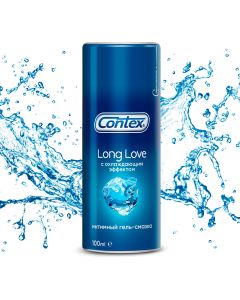 Buy Contex Long Love Intimate lubricating gel with a cooling effect, prolonging pleasure, 100 ml | Online Pharmacy | https://pharm-pills.com