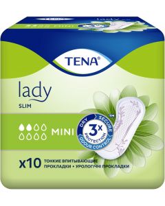 Buy Urological pads Tena Lady Slim Mini, 10 pcs | Online Pharmacy | https://pharm-pills.com