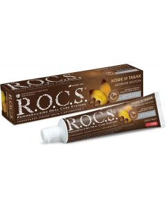 Buy paste ROCS 'Coffee and tobacco', 74 g | Online Pharmacy | https://pharm-pills.com