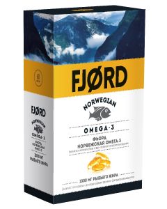 Buy Nutritional supplement for food FJORD Norwegian Omega-3, 60 capsules | Online Pharmacy | https://pharm-pills.com