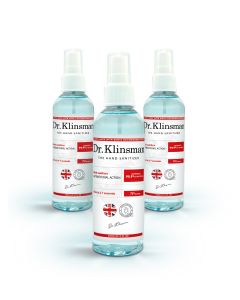 Buy Alcohol hand sanitizer 100ml. 3 pcs / Skin spray sanitizer / Dr. Klinsman | Online Pharmacy | https://pharm-pills.com