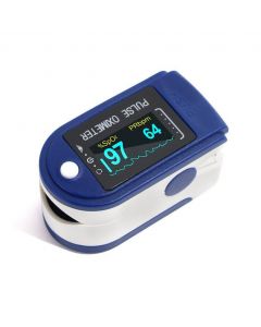 Buy Pulse oximeter with color OLED finger display (3 indicators) H8, batteries included | Online Pharmacy | https://pharm-pills.com