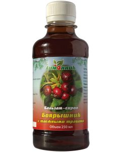 Buy NPK lemongrass. 'Balsam-syrup Hawthorn with taiga herbs' Vessels. A heart. Healthy sleep. 250 ml. | Online Pharmacy | https://pharm-pills.com