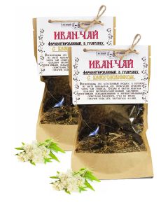 Buy Ivan-tea with whitehead, 50 gr, Taiga Cache - 2 pcs. | Online Pharmacy | https://pharm-pills.com