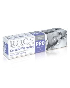 Buy ROCS Toothpaste PRO Delicate Whitening Fresh Mint, 135 g | Online Pharmacy | https://pharm-pills.com