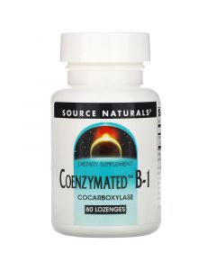 Buy Source Naturals, Coenzymated B-1, 60 lozenges | Online Pharmacy | https://pharm-pills.com