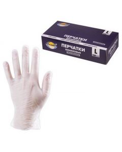 Buy Hygienic gloves Aviora, 100 pcs, L | Online Pharmacy | https://pharm-pills.com