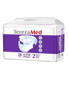 Buy TerezaMed Super Medium adult diapers # 2, 28 pcs | Online Pharmacy | https://pharm-pills.com