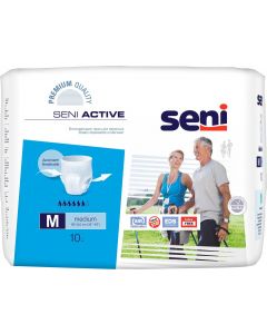 Buy Absorbing panties for adults 'Seni Active', disposable, size 2 (80-110 cm), 10 pieces | Online Pharmacy | https://pharm-pills.com