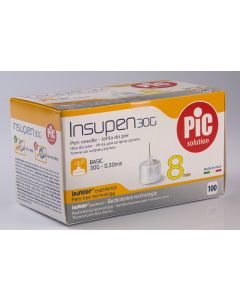 Buy INSUPEN Disposable Needles for Syringe Pen: 30Gx5 / 16 ', 0.30mm * 8mm, 100 pieces / package | Online Pharmacy | https://pharm-pills.com