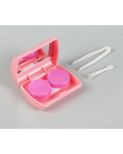 Buy Set for contact lenses, in a case with a mirror, assorted colors | Online Pharmacy | https://pharm-pills.com