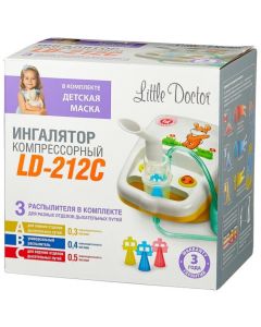 Buy Compressor inhaler LD-212C, white | Online Pharmacy | https://pharm-pills.com