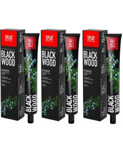 Buy Intensively whitening toothpaste without fluoride SPLAT Special BLACKWOOD Protecting gums and pH balance 75 ml 3 pcs | Online Pharmacy | https://pharm-pills.com