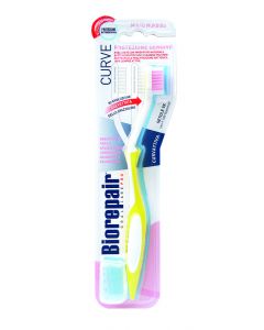 Buy Biorepair CURVE ultra-soft toothbrush, yellow | Online Pharmacy | https://pharm-pills.com