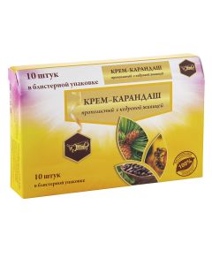 Buy The company is alive. 'Propolis cream-pencil with cedar resin' For men. Proctology. Vessels. Potency. (10 pieces) | Online Pharmacy | https://pharm-pills.com