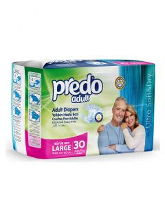 Buy Predo Adult Diapers 30 pcs. size L (waist 100-150 cm) | Online Pharmacy | https://pharm-pills.com