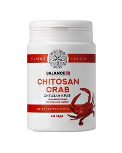 Buy Balance Group Life 'Chitosan - Marine Far Eastern Crab' Detox. For weight loss. Sugar level. Natural sorbent (no additives) 60 cap. 250 mg. BAA | Online Pharmacy | https://pharm-pills.com