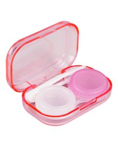 Buy Set for contact lenses, in a case, 3 pieces, pink | Online Pharmacy | https://pharm-pills.com