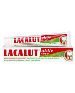 Buy Lacalut Activ Herbal Toothpaste, 75 ml | Online Pharmacy | https://pharm-pills.com