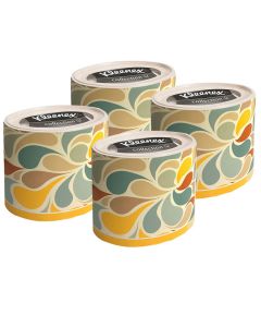 Buy 75371/4 Kleenex Facial Paper Napkins Set, round box, color. petals, 3-cl, 64 pcs x 4 pack | Online Pharmacy | https://pharm-pills.com