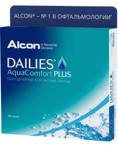 Buy Alcon Dailies AquaComfort Plus Contact Lenses Daily, -2.00 / 14 / 8.7, 90 pcs. | Online Pharmacy | https://pharm-pills.com