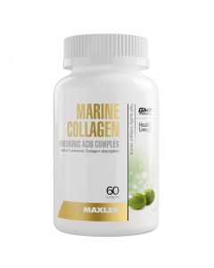 Buy Maxler Marine Collagen + Hyaluronic Acid Complex - marine collagen / hyaluronic acid / vitamin C, 60 soft capsules | Online Pharmacy | https://pharm-pills.com