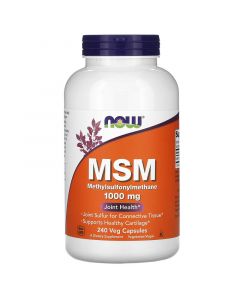 Buy Now Foods, Supplement Supports healthy joints, MSM, methylsulfonylmethane, 1000 mg, 240 capsules | Online Pharmacy | https://pharm-pills.com