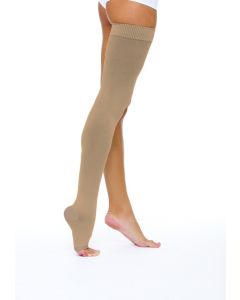 Buy Compression stocking, knitted for the treatment of venous insufficiency and lymphostasis PCI 'CC' type 2 - up to the thigh, type 1 - with an open toe, compression 2 (14-24 mm Hg) - size 3 | Online Pharmacy | https://pharm-pills.com