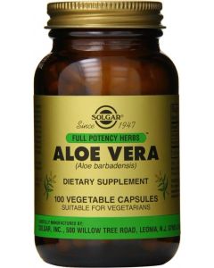 Buy Solgar, Aloe Vera 'Aloe Vera', 100 capsules | Online Pharmacy | https://pharm-pills.com