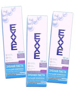 Buy Toothpaste for caries EXXE 'Calcium complex', 100 ml, 3 pcs. | Online Pharmacy | https://pharm-pills.com