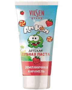 Buy Toothpaste children Om Nom 'strawberry CARAMEL' | Online Pharmacy | https://pharm-pills.com