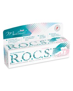 Buy Gel for strengthening teeth ROCS Medical Minerals with fruit flavor, 45 g  | Online Pharmacy | https://pharm-pills.com