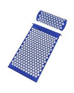 Buy Acupuncture set of needle applicators roller + mat, massage mat, blue | Online Pharmacy | https://pharm-pills.com