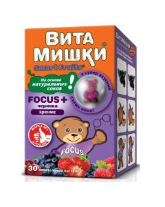 Buy VitaMishki Focus +, chewable pastilles, 30 pcs. | Online Pharmacy | https://pharm-pills.com