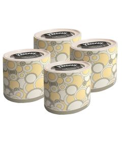 Buy 75364/4 Set of Kleenex paper tissues, round box, yellow circles, 3-cl, 64 pcs x 4 pack | Online Pharmacy | https://pharm-pills.com