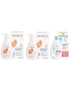 Buy Lactacyd set for intimate hygiene: Classic + Shave (2 + 1) | Online Pharmacy | https://pharm-pills.com