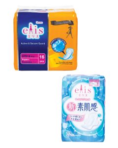 Buy Elis. Women's pads Active Secure Guard, ultra dry, daytime, 16 pieces per pack + Women's pads Shin-Suhadakan, daytime, with wings, 22 pieces per pack, Set | Online Pharmacy | https://pharm-pills.com