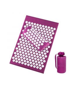 Buy Massage acupuncture mat with a roller in a bag, purple | Online Pharmacy | https://pharm-pills.com