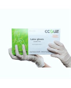 Buy EcoLat medical gloves, 100 pcs, XL | Online Pharmacy | https://pharm-pills.com